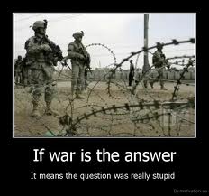 war not the answer