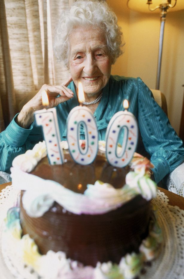 Woman with Birthday Cake